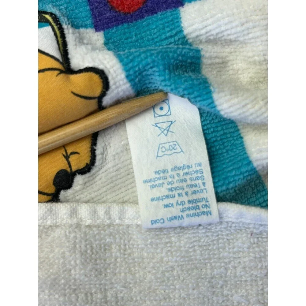 Vintage 90s Winnie the Pooh Baby Bib Crew Neck Towel 'The First Years' 1997
